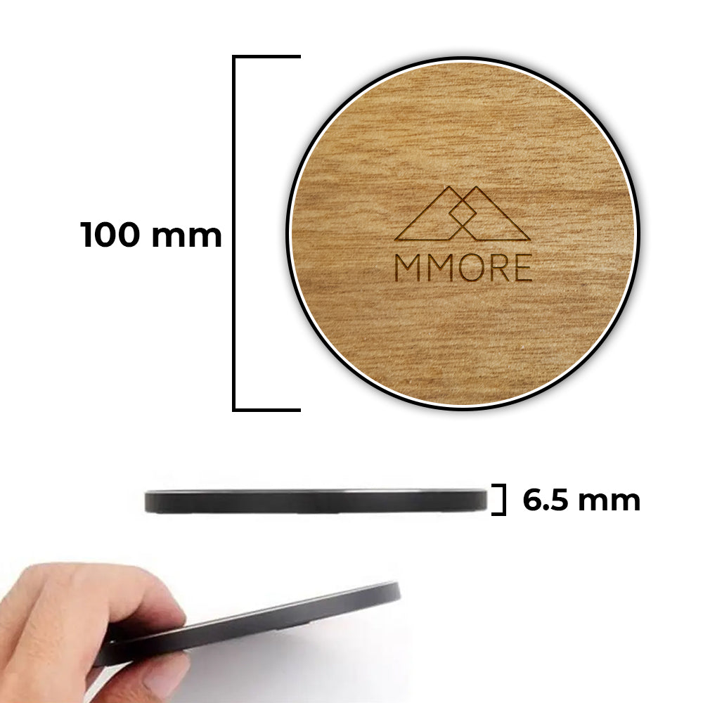 Wireless Charger With Organic and Wood Material